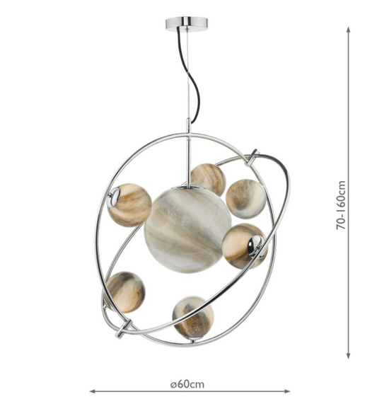 How do you measure for a new light fitting?