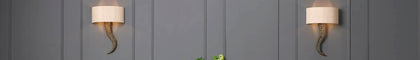 Crocodile style david Hunt brutus wall lights