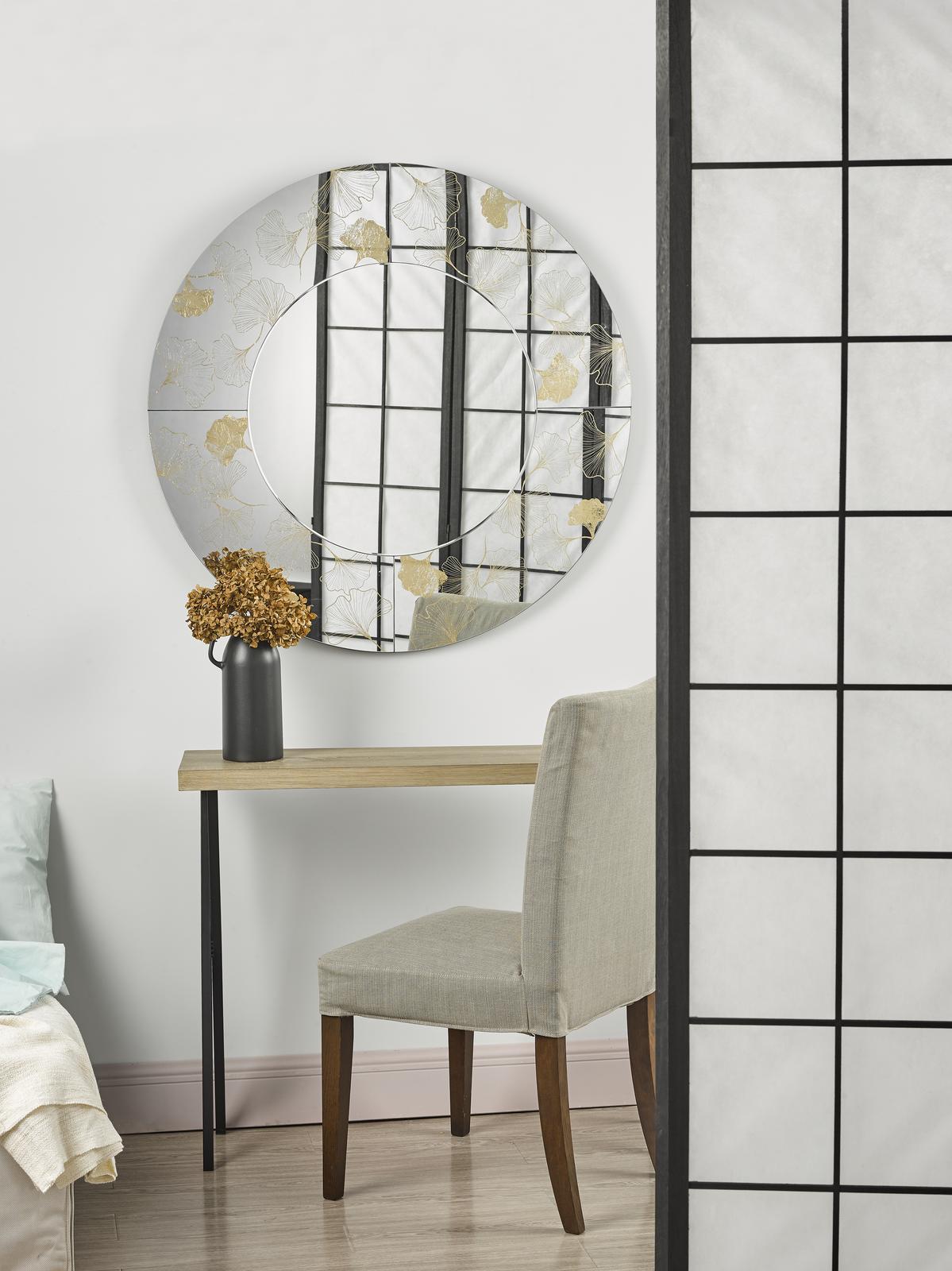 Data Console Table Oak Effect