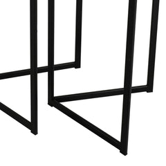 Mibello Nested Side Tables Light Oak Effect