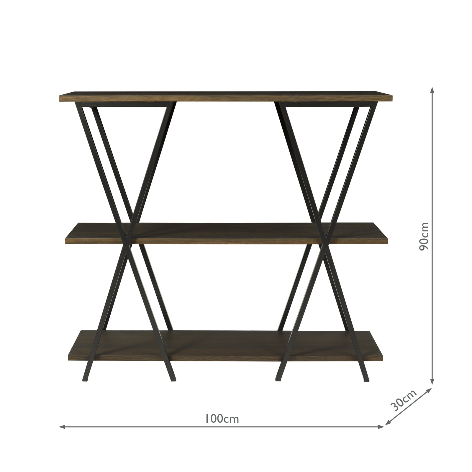 Odart Shelves Mocha Effect and Matt Black