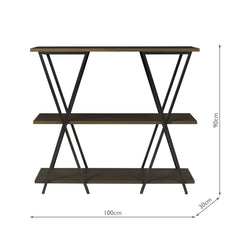 Odart Shelves Mocha Effect and Matt Black