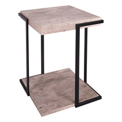 Royan Square Table Concrete Effect