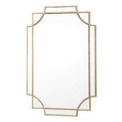 Guapo Rectangle Gold Detail Mirror 90 x 60cm