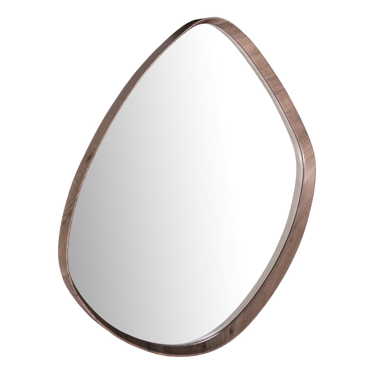 Zuna Mirror Brown Pine Effect 79 X 88cm
