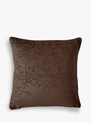 Strawberry Thief Embossed Cushion 50cm x 50cm Chocolate