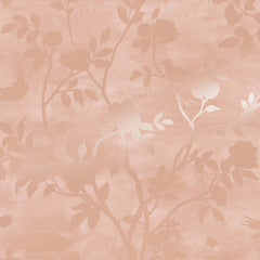 Laura Ashley Eglantine Silhouette Wallpaper Blush