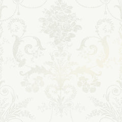 Laura Ashley Josette Wallpaper White
