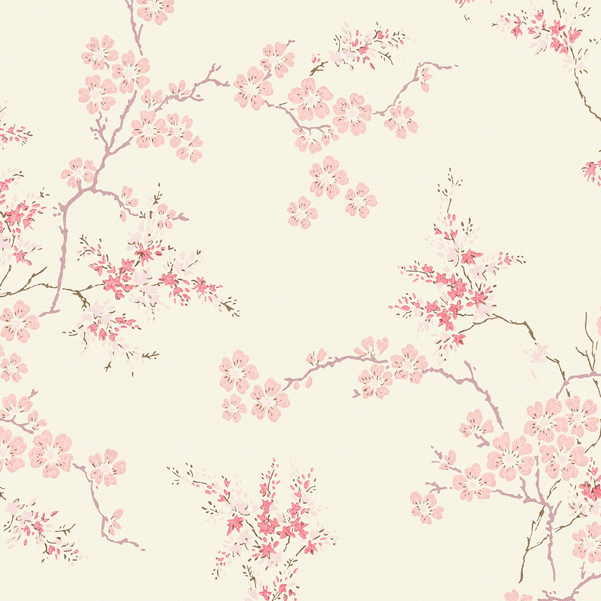 Laura Ashley Oriental Blossom Wallpaper Blush
