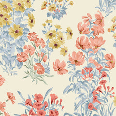 Laura Ashley Megan Wallpaper Ochre