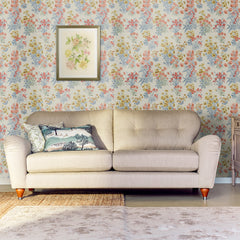 Laura Ashley Megan Wallpaper Ochre