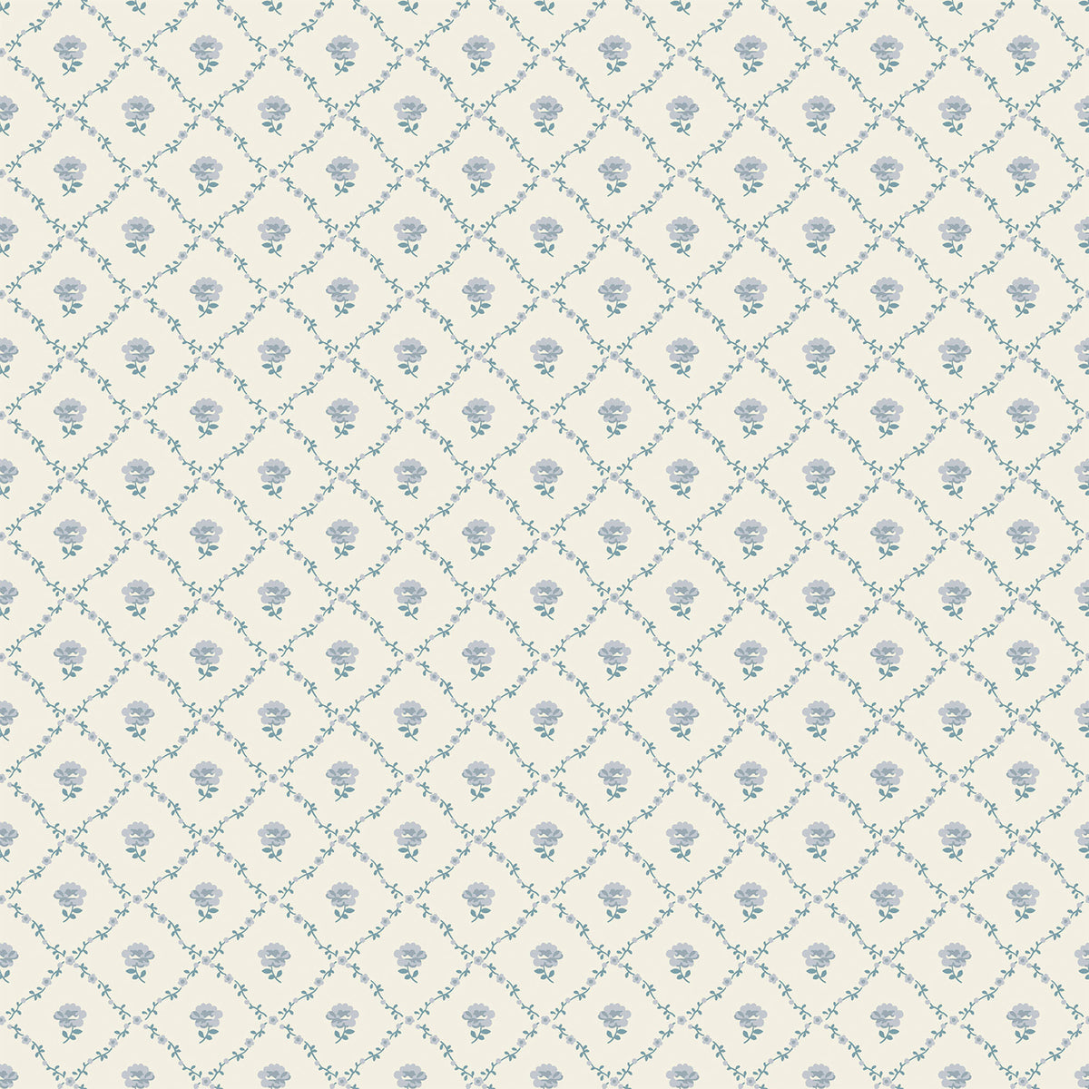 Laura Ashley Kate Wallpaper Pale Seaspray Blue