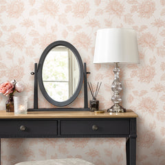 Laura Ashley Stratton Wallpaper Plaster Pink