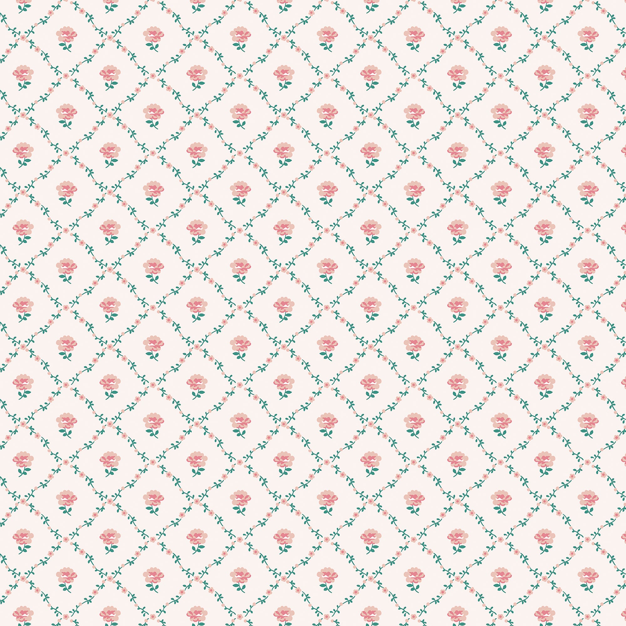 Laura Ashley Kate Wallpaper Coral Pink