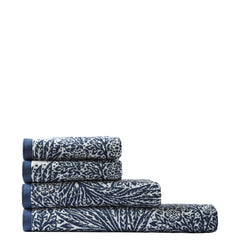 Marigold Towel, Prussian Blue