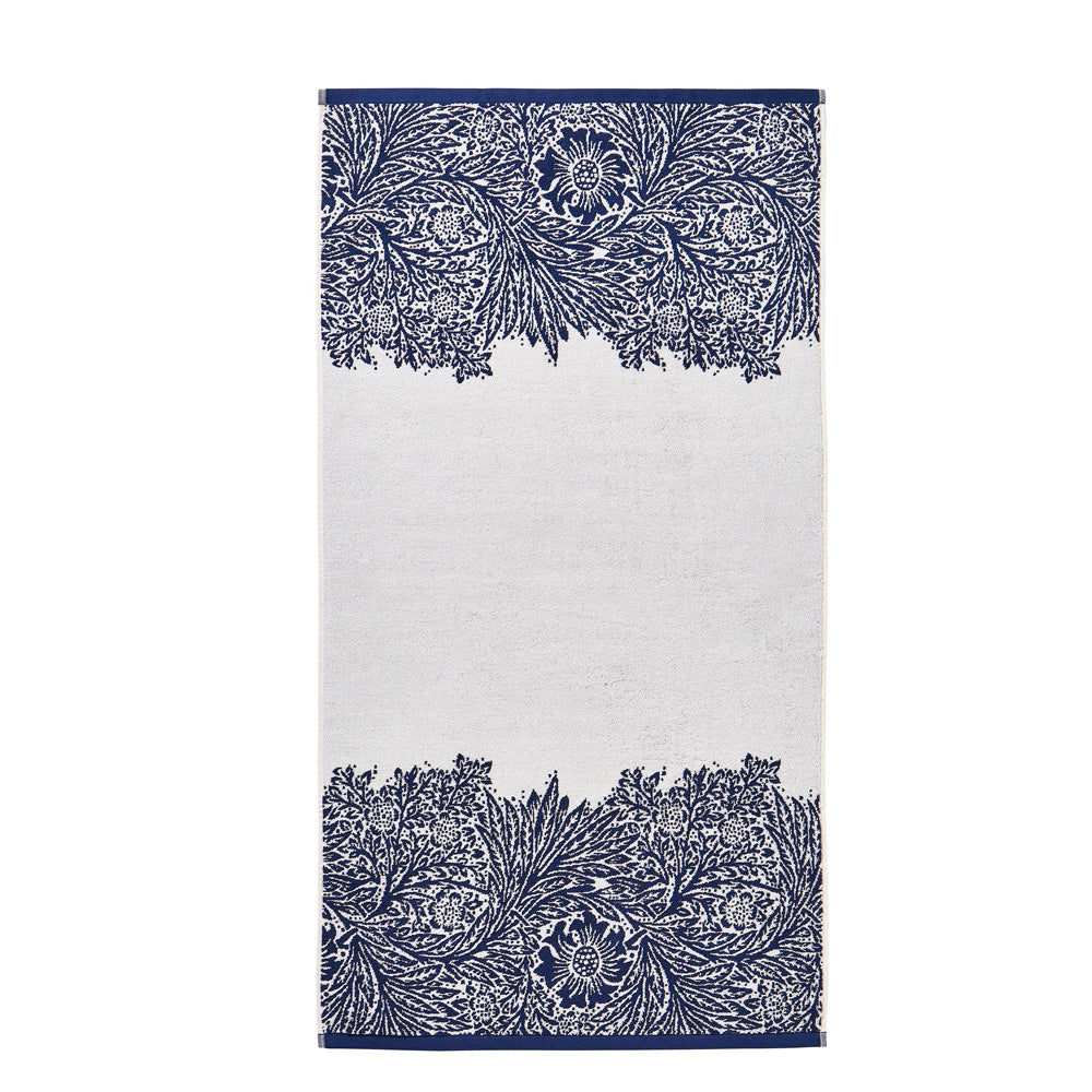 Marigold Towel, Prussian Blue