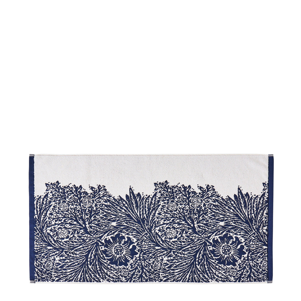 Marigold Towel, Prussian Blue