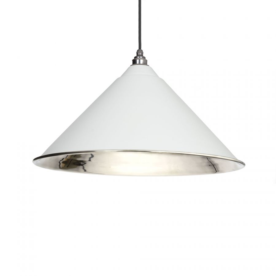 Hockley Pendant in Light Grey Smooth Nickel From the Anvil