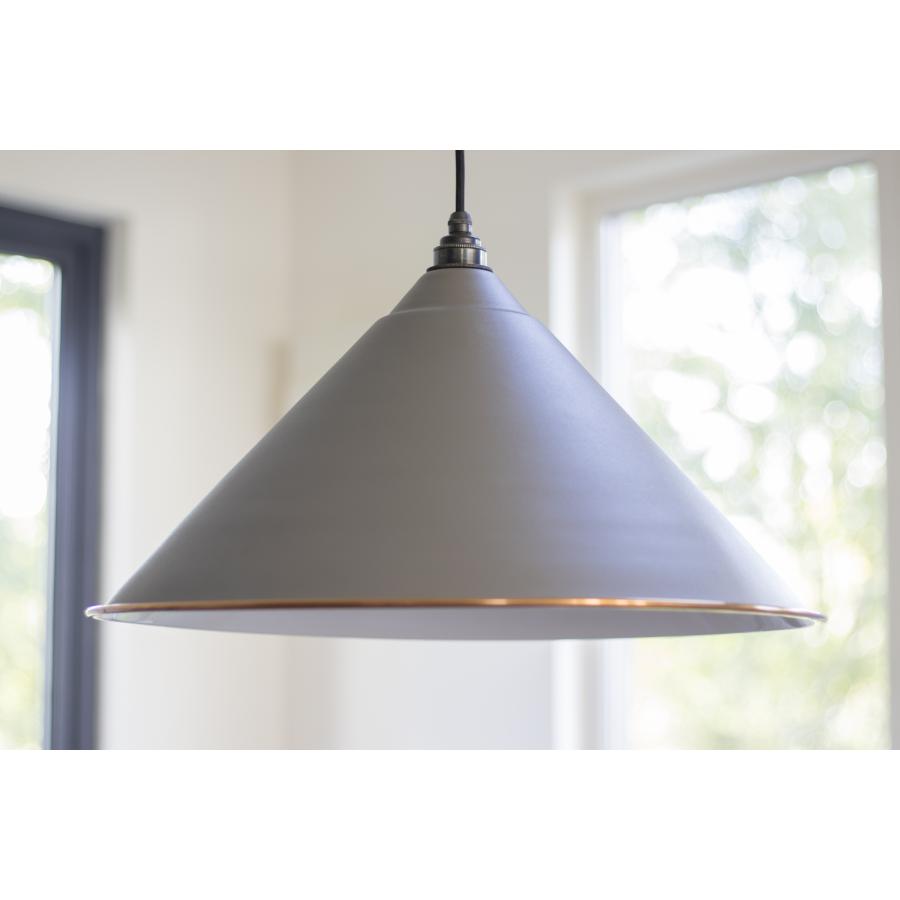 Hockley Pendant in Warm Grey From the Anvil