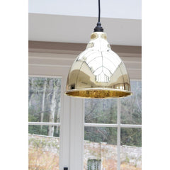 Brindley Pendant in Smooth Brass