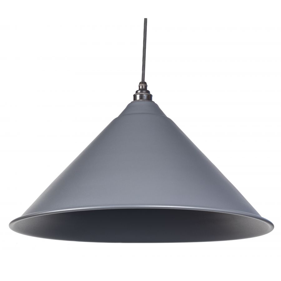 Hockley Pendant in Full Colour Dark Grey From the Anvil