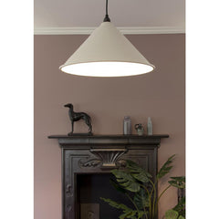 Hockley Pendant in Full Colour Light Grey From the Anvil