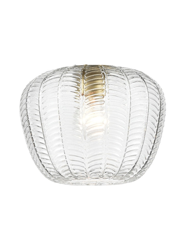 Chevron Clear Glass 230mm x 180mm