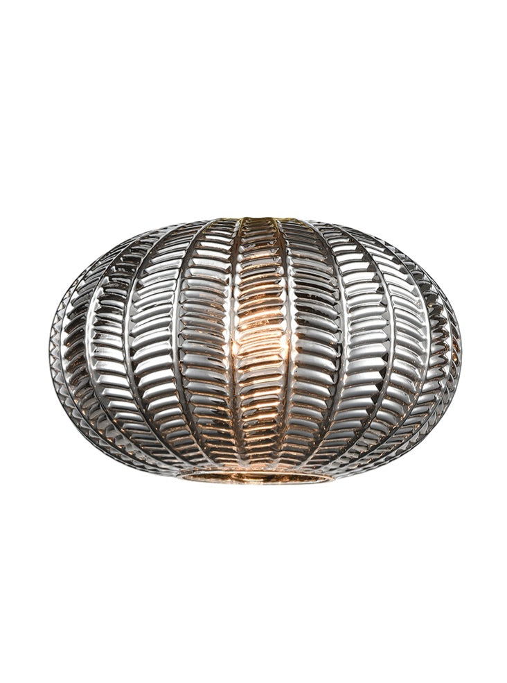 Chevron Smoke Glass 260mm x 160mm