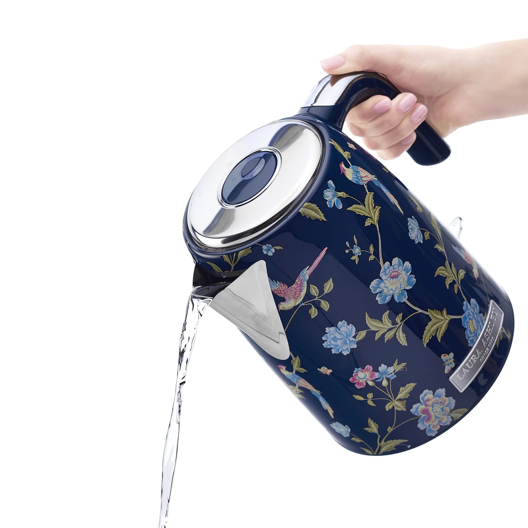 Laura Ashley 1.7L Jug Kettle Elveden Blue