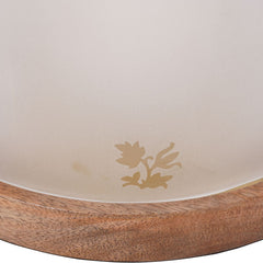 Laura Ashley Large Frosted Glass Hurricane