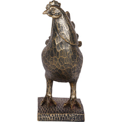 Laura Ashley Antique Gold Hen Sculpture