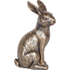 Laura Ashley Antiqued Small Sitting Hare Sculpture