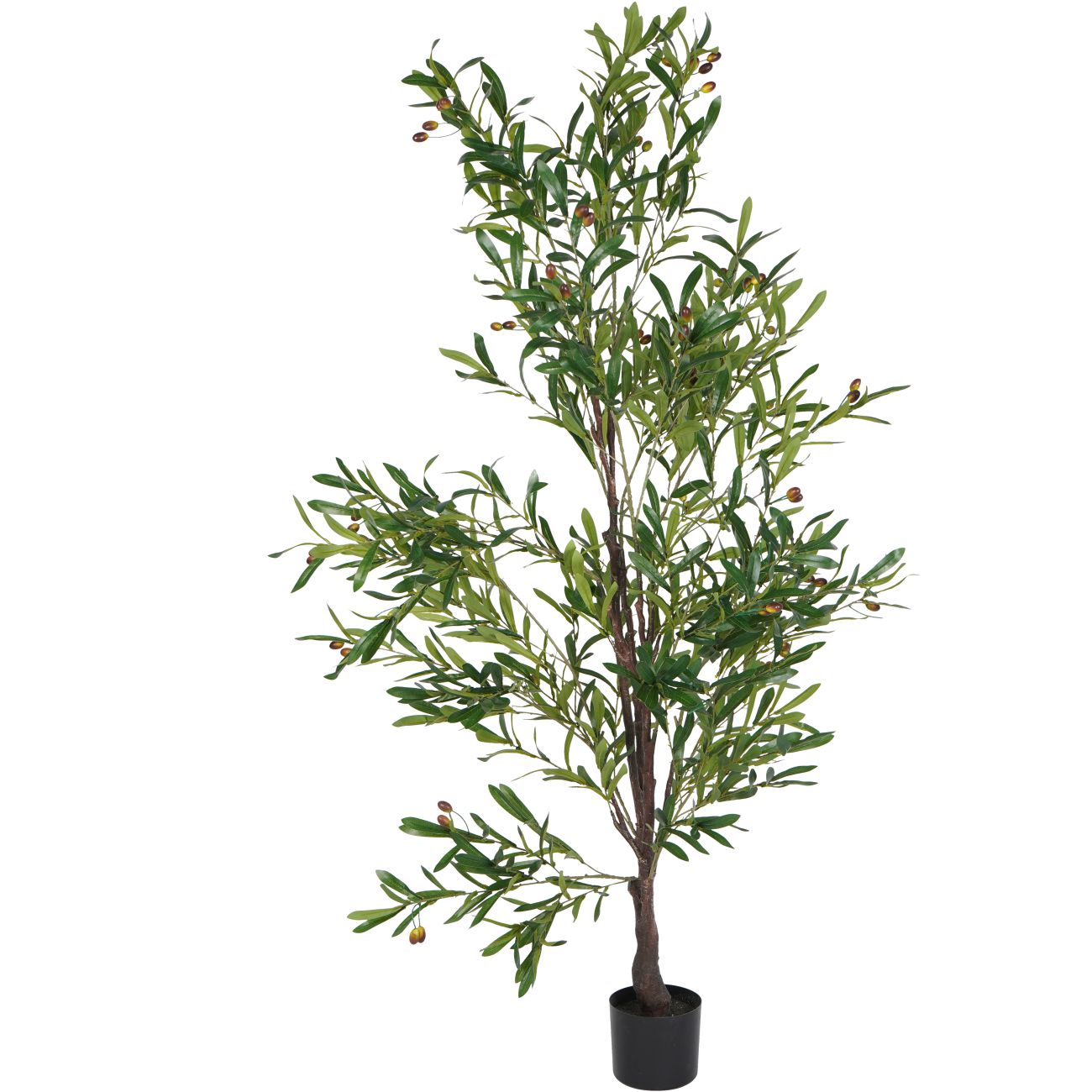 Faux Mediterranean Olive Fruit Tree 6ft