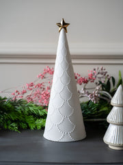 Laura Ashley White Ceramic Christmas Tree