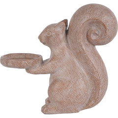 Laura Ashley Resin Squirrel Candleholder