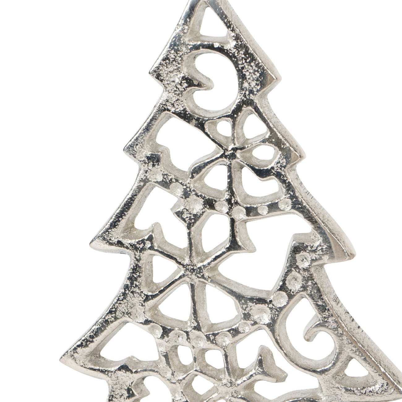 Laura Ashley Festive Cut ChristmasTree Set of 2 Large & Medium