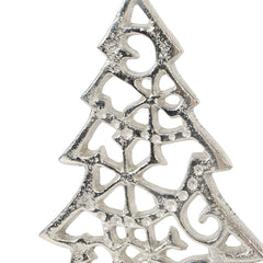 Laura Ashley Festive Cut ChristmasTree Set of 2 Large & Medium