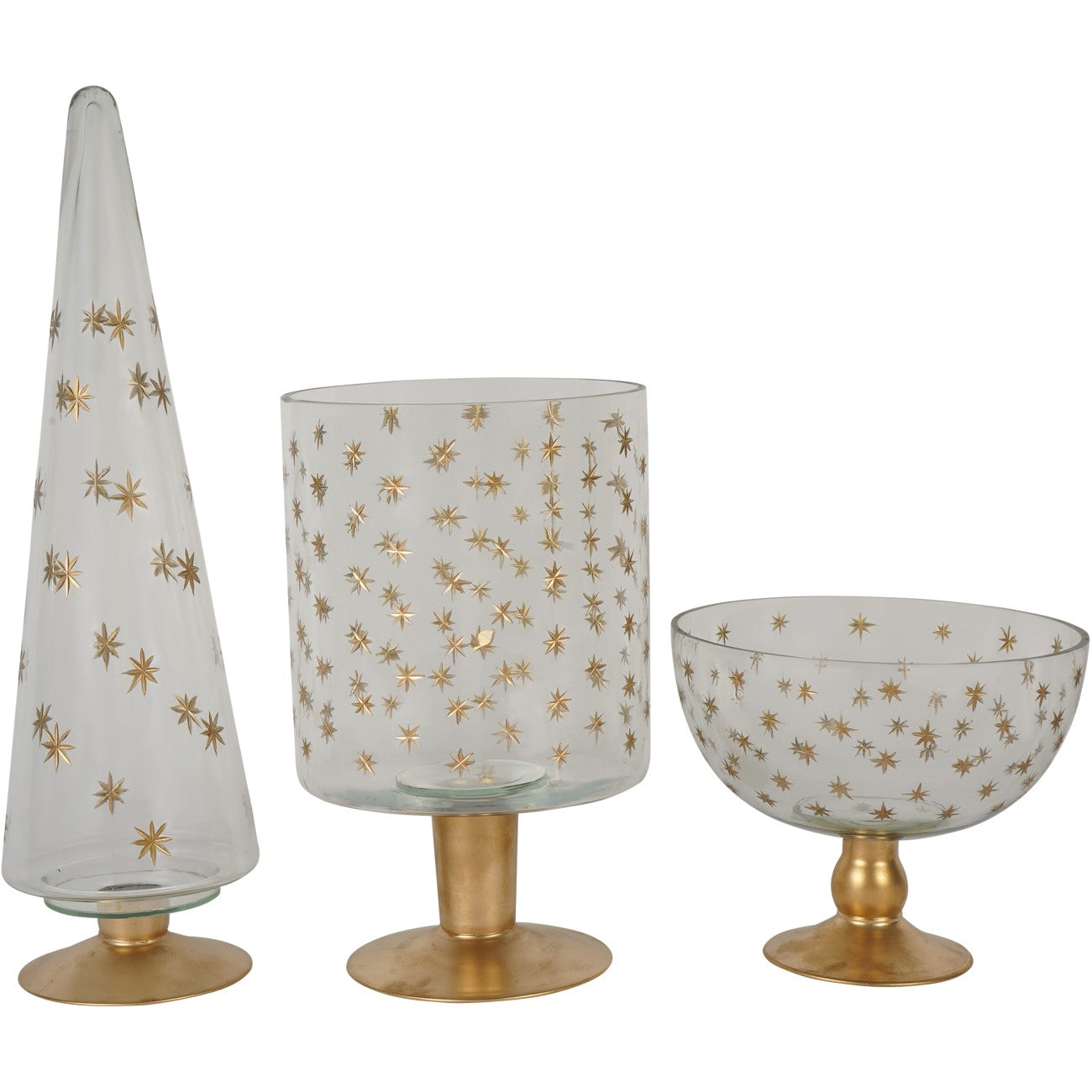 Laura Ashley Large Stars Glass Tree
