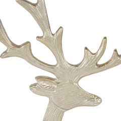 Laura Ashley Set of 2 Reindeer Sculpture on Marble Base