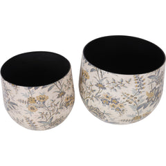 Laura Ashley Marlbrook Planter Set of 2 Small & Medium