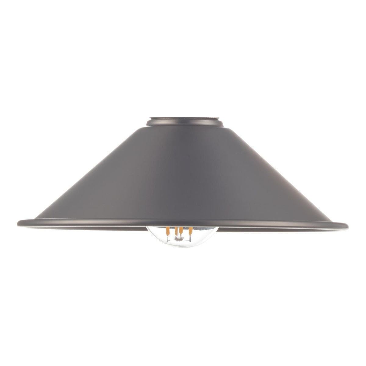 Easy Fit Pewter Metal Shade 18cm