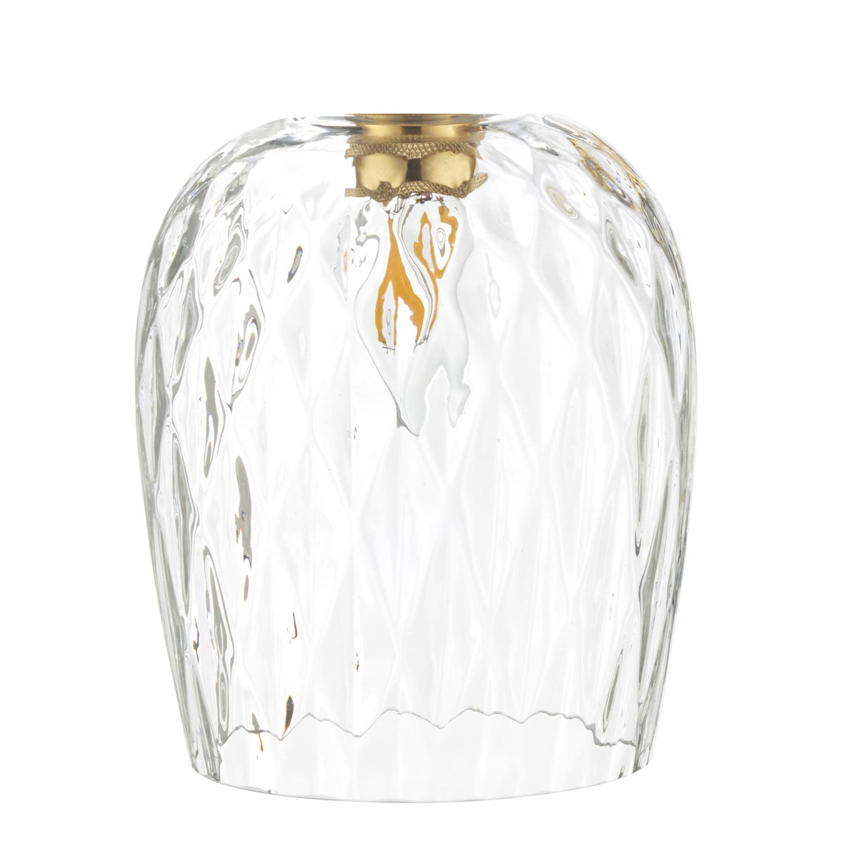 Easy Fit Clear Dimpled Glass Shade