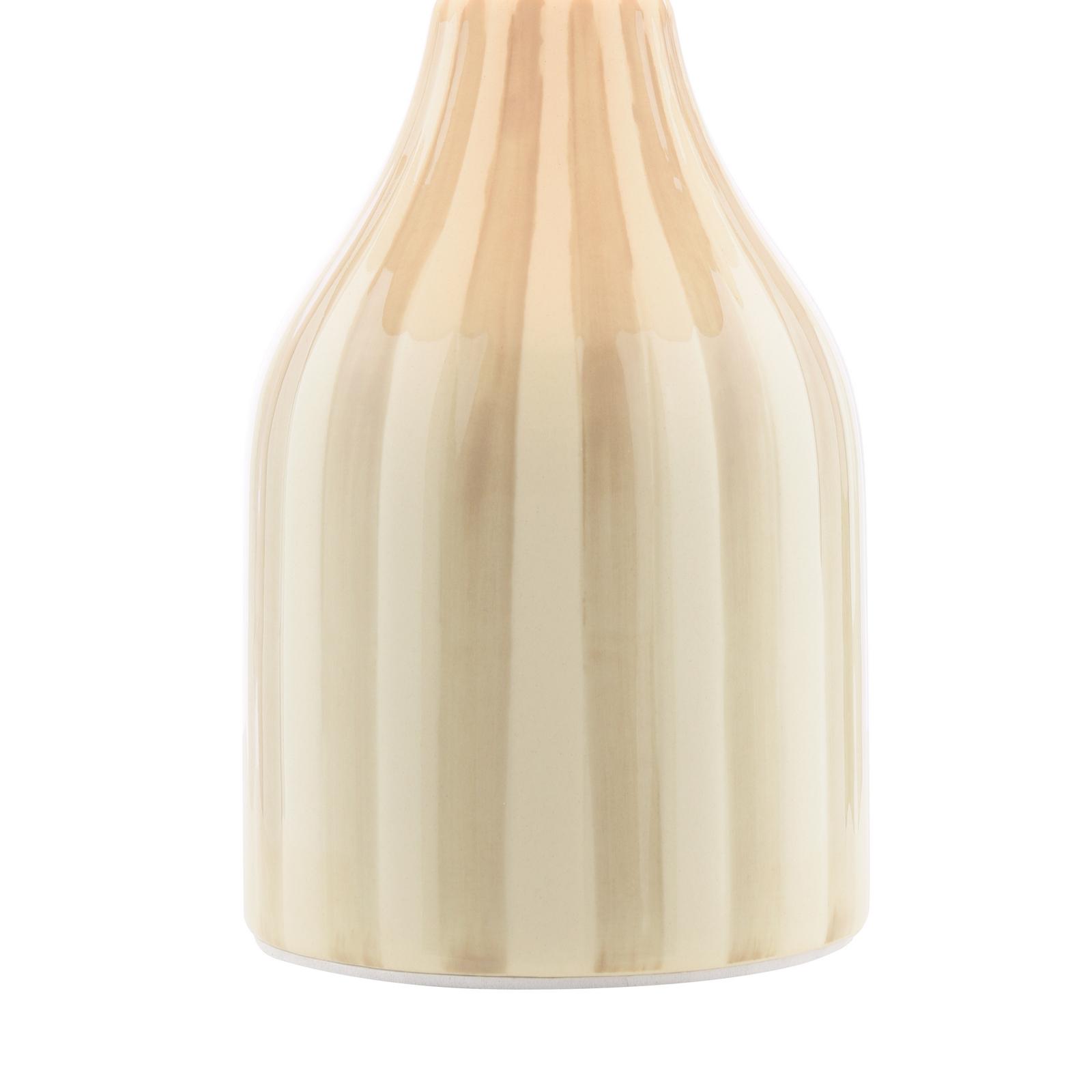 Aimee Twin Pack Table Lamp Taupe Ceramic With Shade