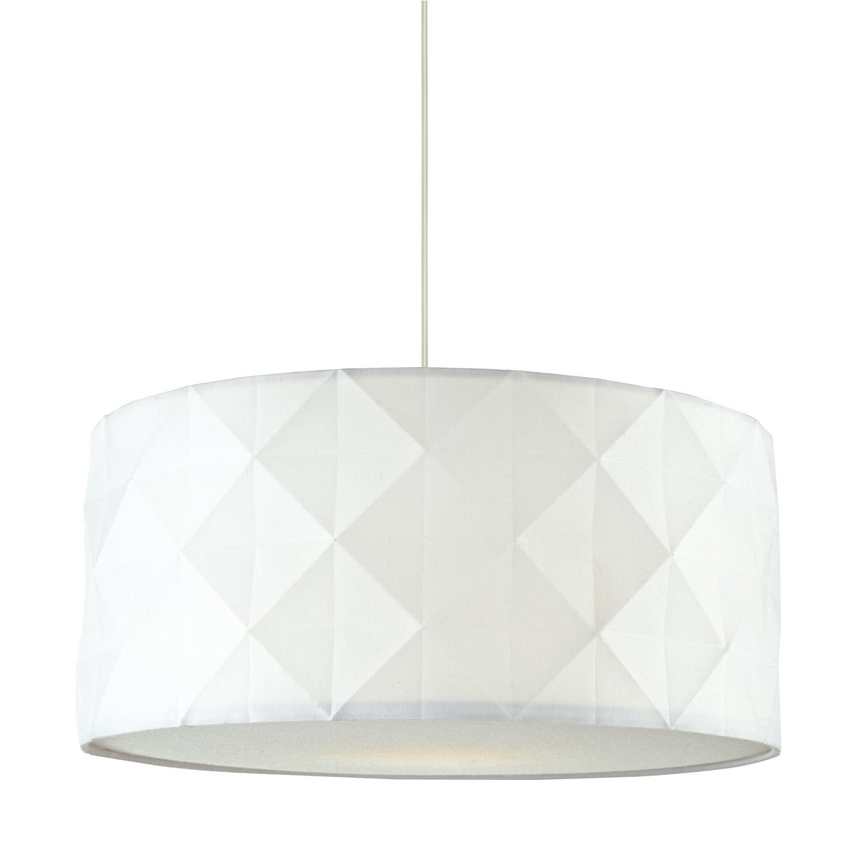 Aisha Easy Fit Pendant White With Shade