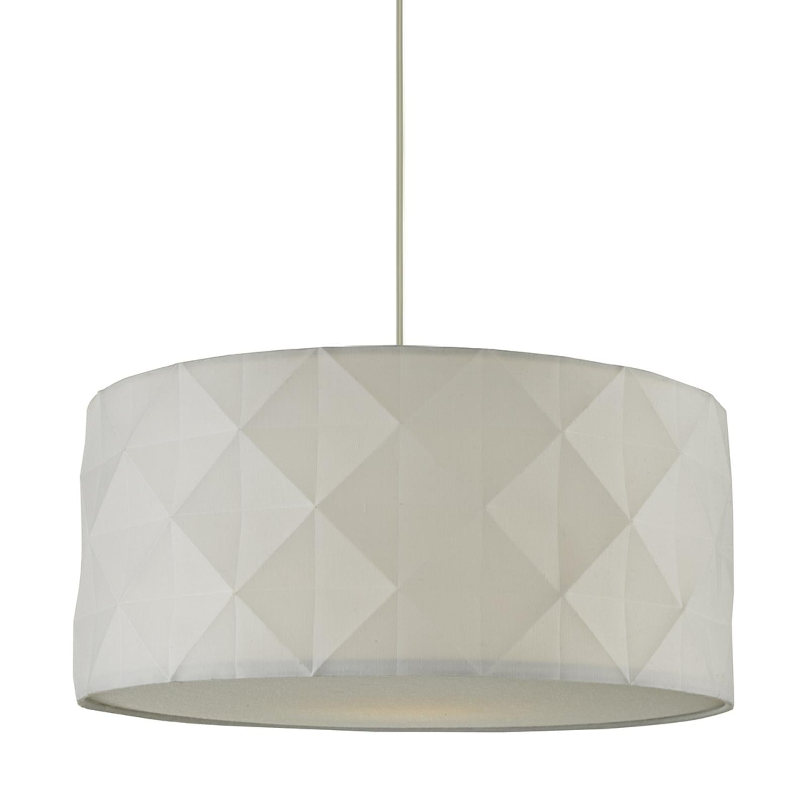 Aisha Easy Fit Pendant White With Shade