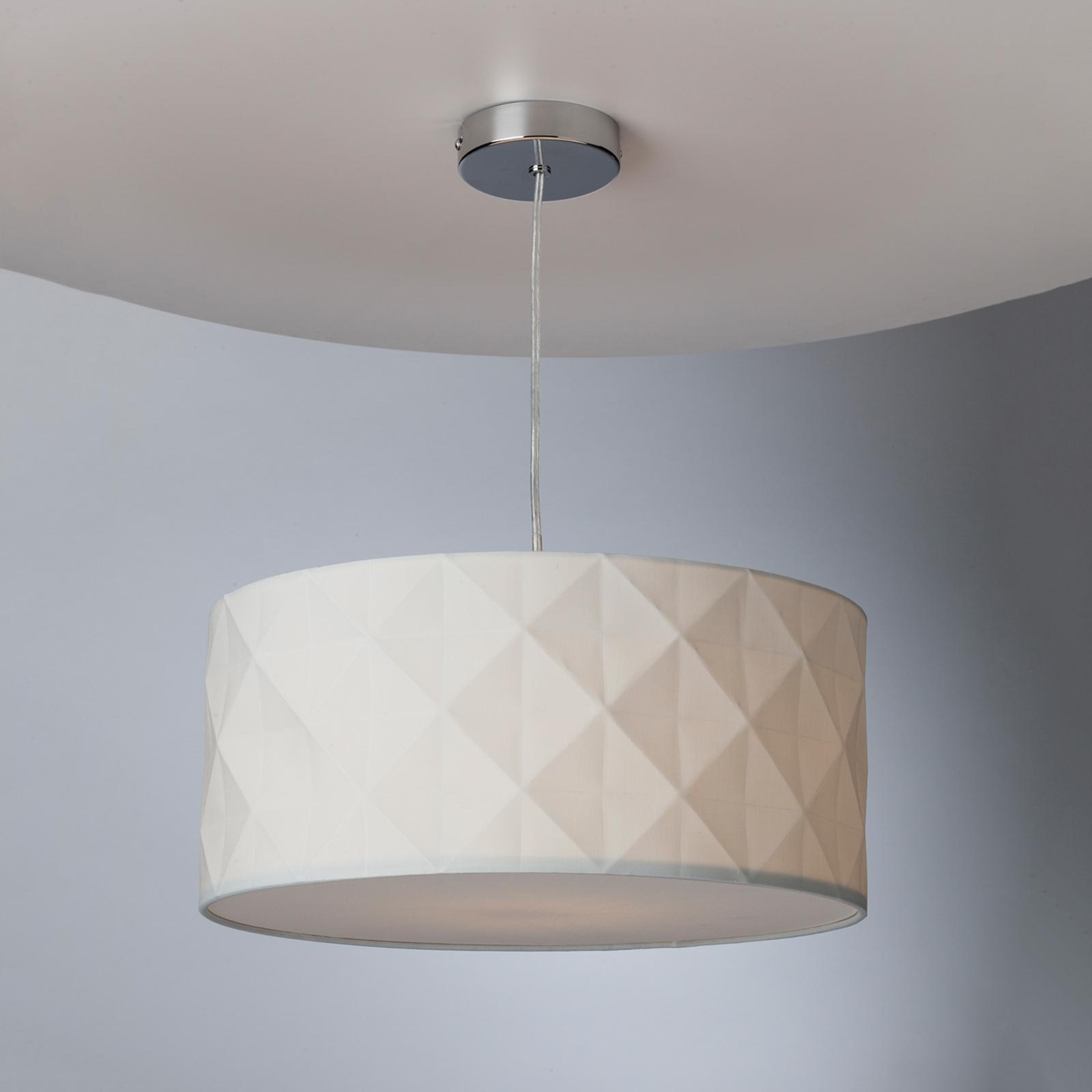Aisha Easy Fit Pendant White With Shade