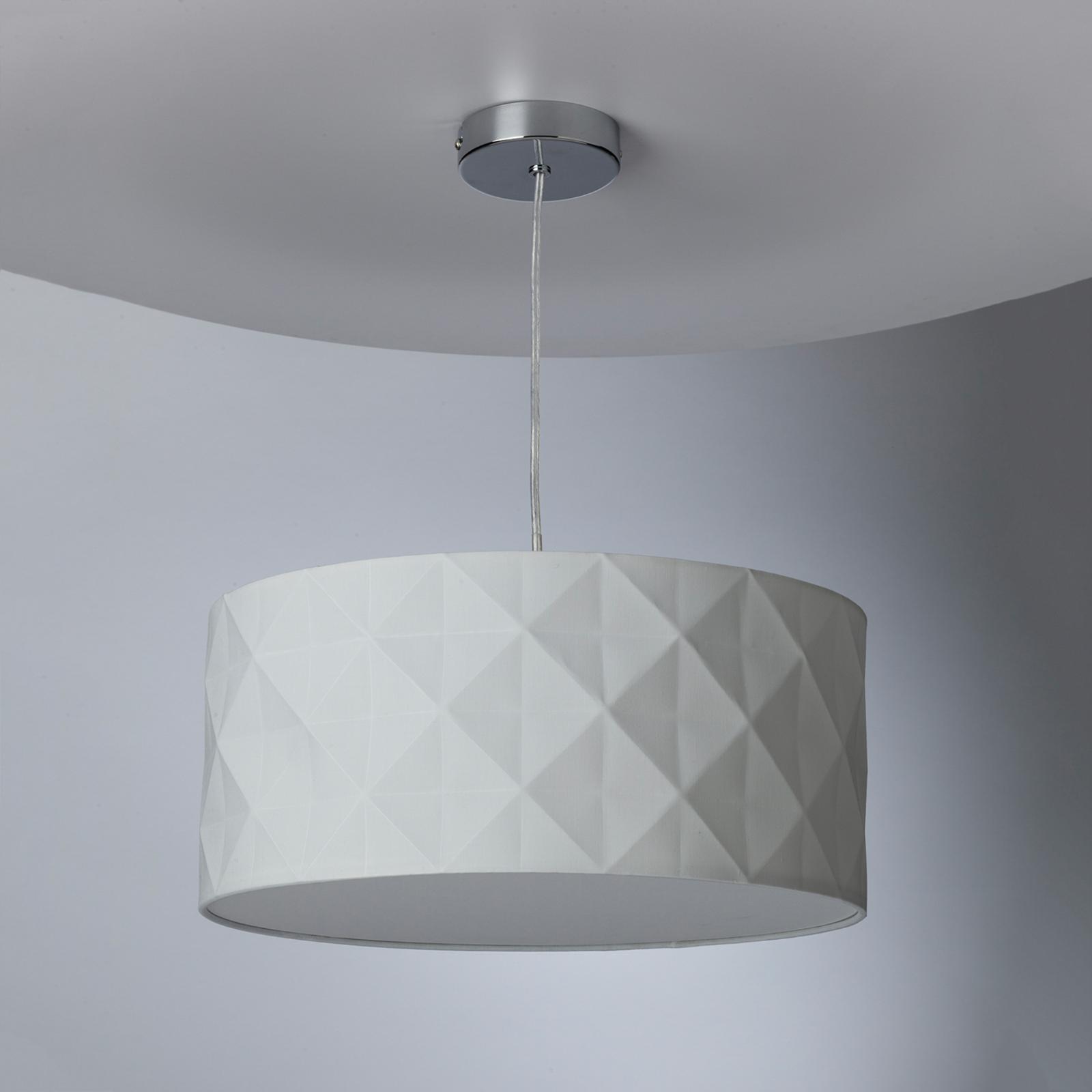 Aisha Easy Fit Pendant White With Shade
