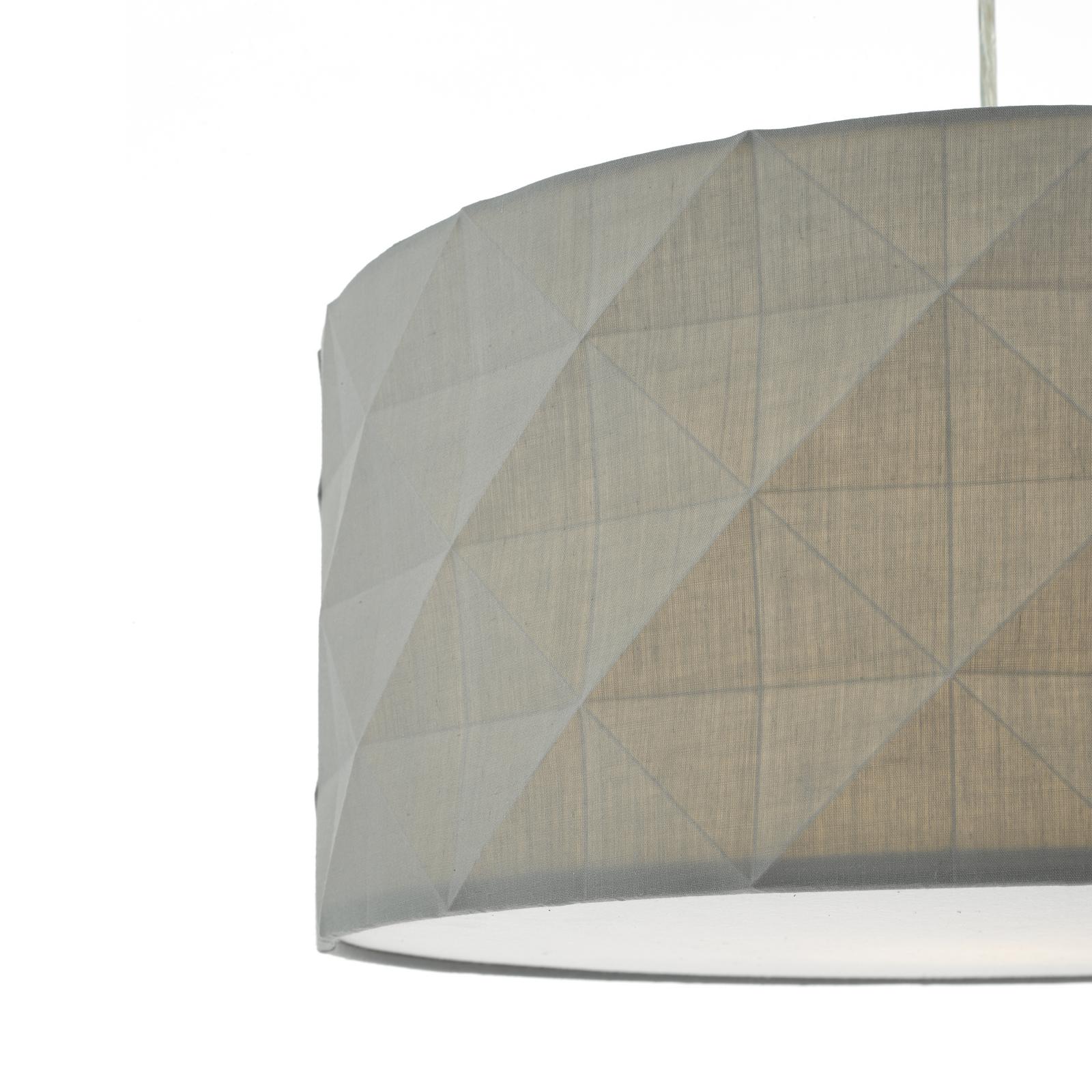Aisha Easy Fit Pendant Grey With Shade