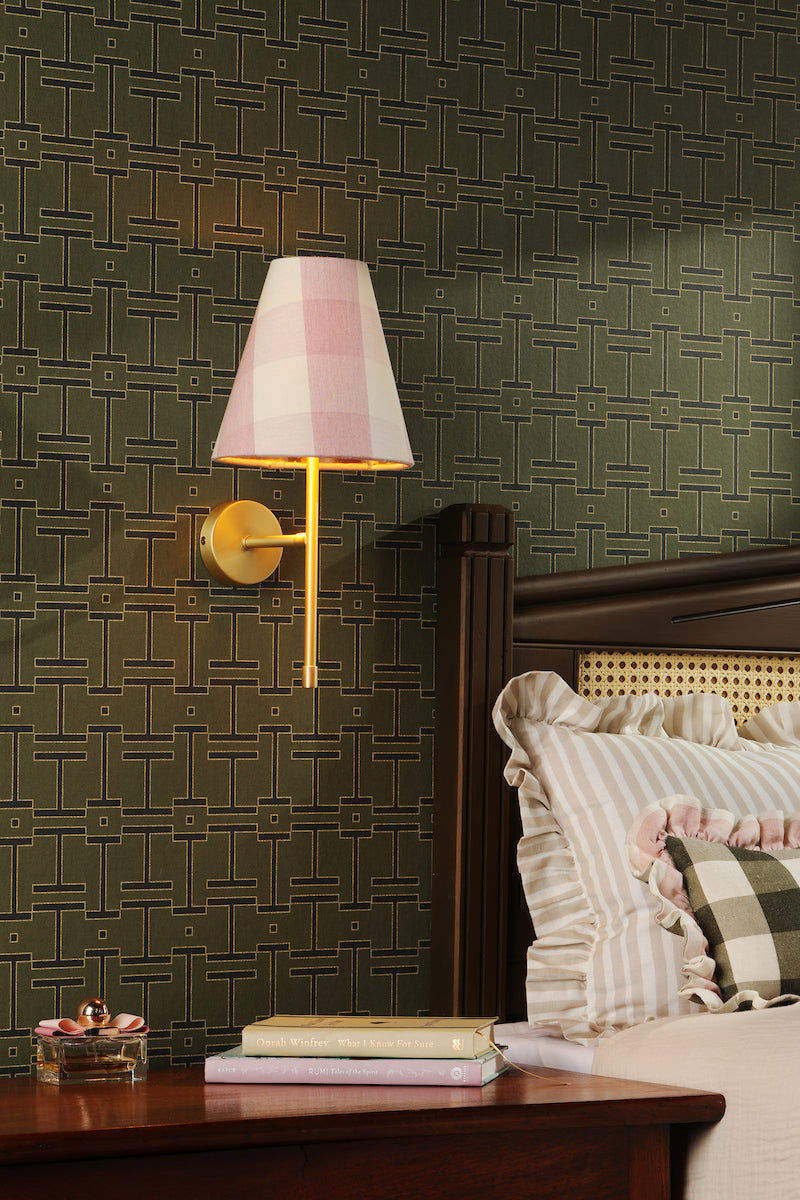 Aix Wall Light Butter Brass Bracket Only