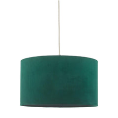 Akavia Green Velvet Drum Shade 35cm